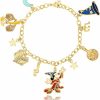 Disney Disney Womens Mickey Mouse Fantasia Charm Bracelet - Mickey Mouse Bracelet Jewelry Best