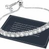 J.Fee J.Fee Silver Bracelet, S925 Tennis Bracelet With Sparkling 5A Cubic Zirconia Silver Bracelets For Women Adjustable Bracelet For Women Bracelets Womens Bracelet Women Gifts For Women Mom Girls Online