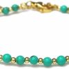 Morchic Morchic 3Mm Tiny Beads Natural Gemstone Adjustable Bracelet For Women, Energy Gem Charm Series, Birthday Gift Hot