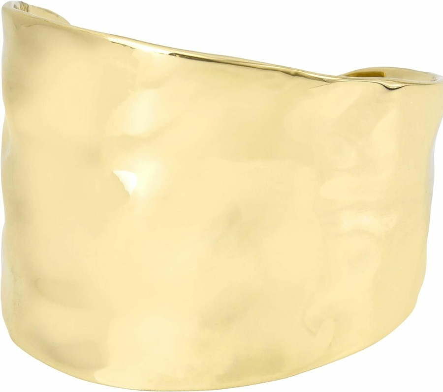 ROBERT LEE MORRIS Robert Lee Morris Soho Hammered Cuff Bracelet, Gold, (386189Gld710) Online