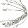 Yeshan Yeshan 5Pcs Silver Plated Snake Chain Charm Bracelet Starter With Classic Bead Lobster Clasp Fits All Chamilia Troll Biagi Beads Hot