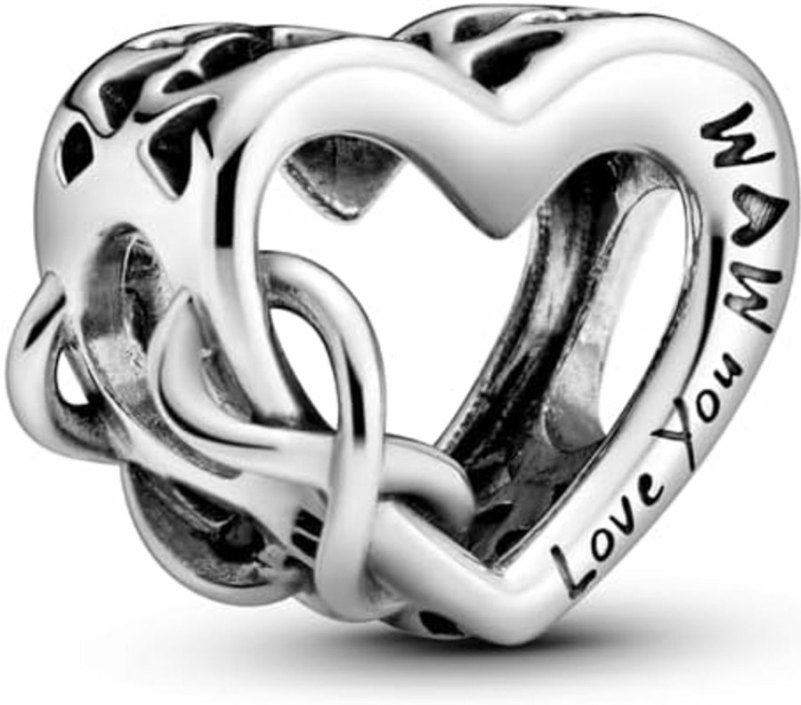 Pandora Pandora Love You Mom Infinity Heart Charm - Compatible Moments Bracelets - Jewelry For Women - Mother'S Day Gift - Made With Sterling Silver - With Gift Box Online