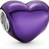 Pandora Pandora Metallic Purple Heart Charm Wholesale