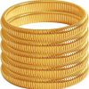 Salircon Salircon Gold Bangle Bracelets Set Stackable Gold Stretch Bracelets For Women 2023 Trendy Snake Chunky Gold Bracelet Hot