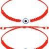 Jewanfix Jewanfix Evil Eye String Bracelets Handmade Black String Evil Eye Bracelet For Women Men Teen Girls Boys 2Pcs Online