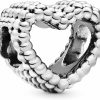 Pandora Pandora Beaded Open Heart Charm - Compatible Moments Bracelets - Jewelry For Women - Gift For Women In Your Life - Made With Sterling Silver Best