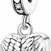 Hapour Hapour 925 Sterling Silver Charms For Bracelets Necklace European Jewelry Pendant Beads Charm Birthday Gift For Women Girls Mom Daughter Hot