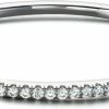 Sizeron Sizeron 3.0/2.5Cttw Moissanite Bangle Bracelets 2.0-2.5Mm Round Cut Lab Created Diamond Tennis Bracelets For Women Men 925 Sterling Silver 7Inch Clearance