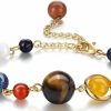 Fesciory Fesciory Women Solar System Bracelet Universe Galaxy The Eight Planets Guardian Star Natural Stone Beads Bracelet Bangle Gifts For Girls Online