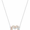 SWAROVSKI Swarovski Infinity Heart Jewelry Collection, Necklaces And Bracelets, Rose Gold & Rhodium Tone Finish, Clear Crystals Online